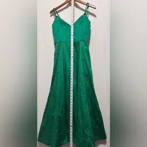 La Ligne | Dresses | La Ligne Green Spaghetti Strap Maxi Dress | Poshmark